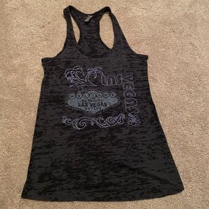 Black Las Vegas Tank Top